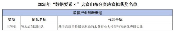广州股票配资公司 浪潮海晏荣获2025年“数据要素×”大赛山东分赛决赛三等奖
